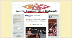Desktop Screenshot of ccnsangiulianoterme.it